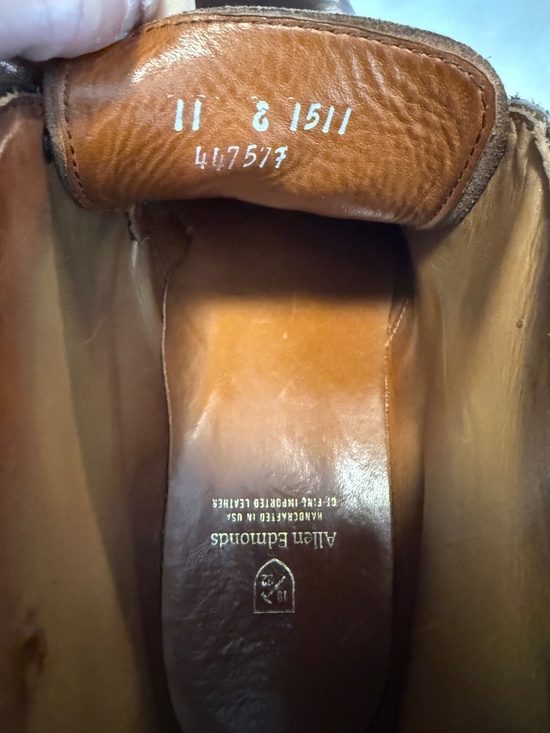 Allen Edmonds Brown Leather Dundee 2.0 Chukka Boots, Men\'s Size 11E